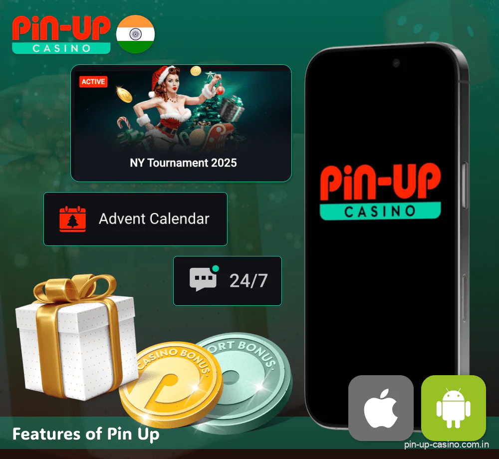 Advantages of Pin Up website for players from India