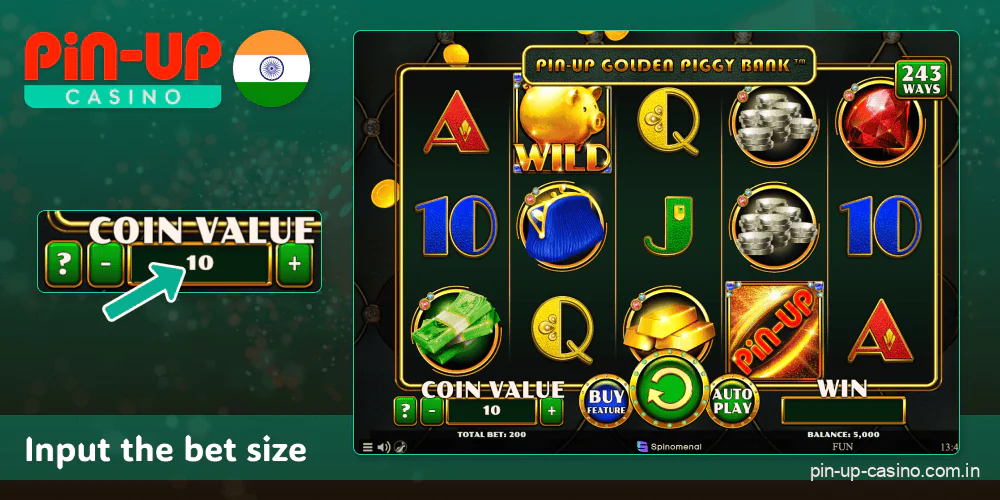 Play for real money at the Pin Up casino site in India