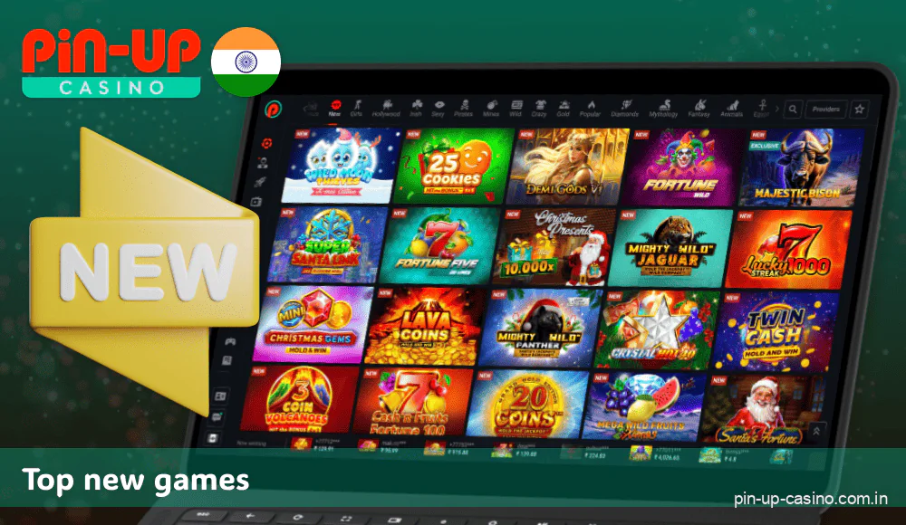 New games on the Pin Up casino site in India