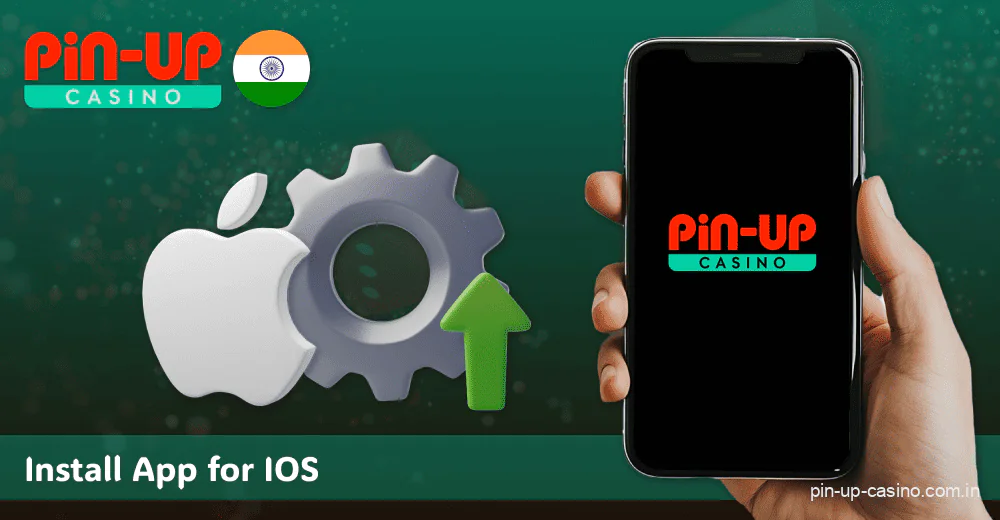 Instructions for installing the Pin Up app on iOS devices